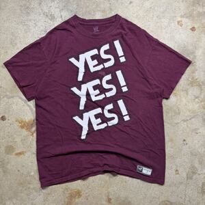 2011 WWE Wrestling Daniel Bryan Yes! Yes! Yes! Shirt Size L